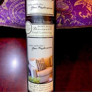 (ONCE UPON A WALL  ) DCWV HOME       REMOVABLE VINYL LETTERING